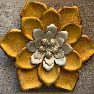 STRATTON HOME DECOR WALL SCULPTURE Whimsical Flower Wall Decor